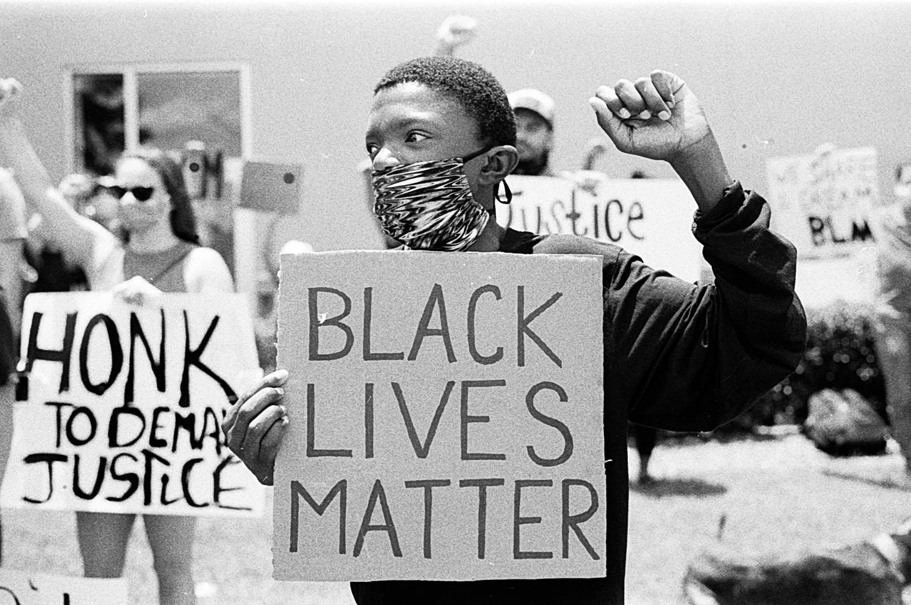 Black Lives Matter Protest for George Floyd in Bryan Texas