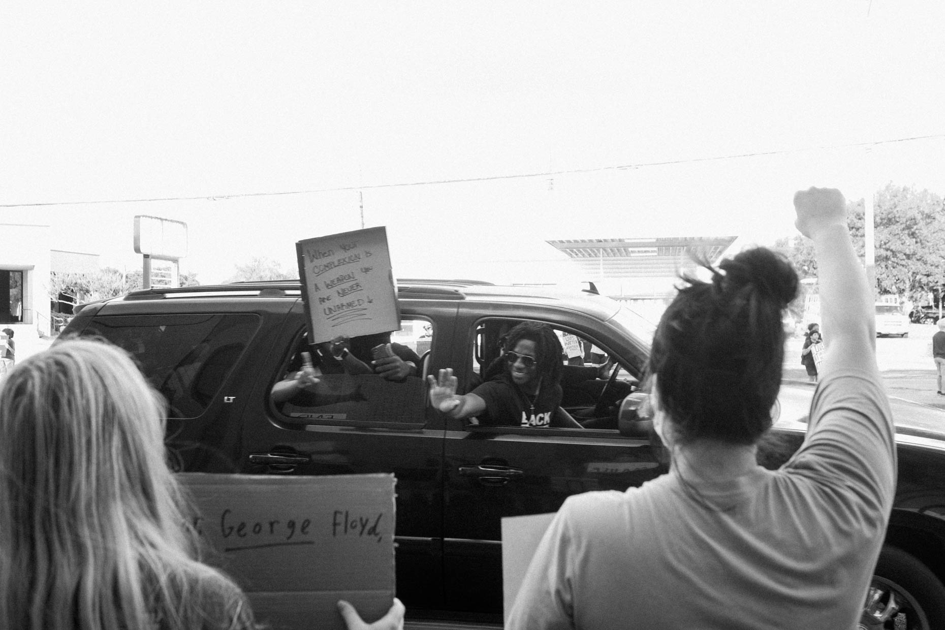 Black Lives Matter Protest for George Floyd in Bryan Texas