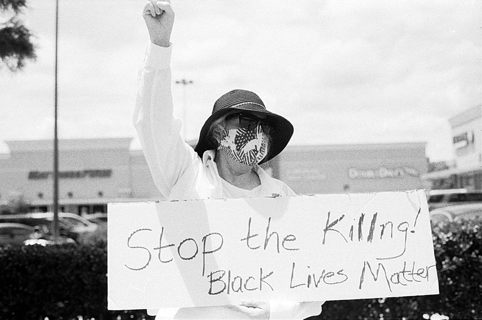 Black Lives Matter Protest for George Floyd in Bryan Texas