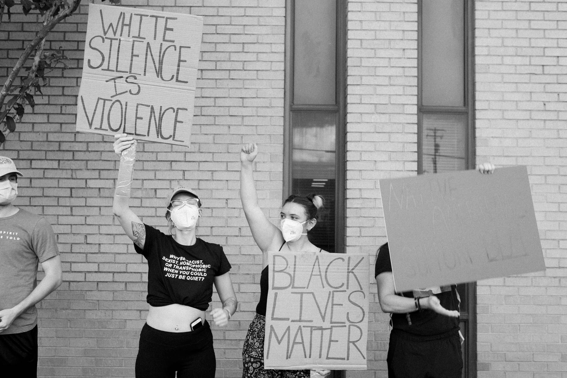 Black Lives Matter Protest for George Floyd in Bryan Texas