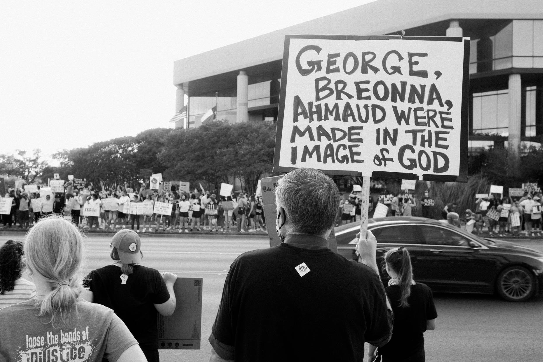 Black Lives Matter Protest for George Floyd in Bryan Texas