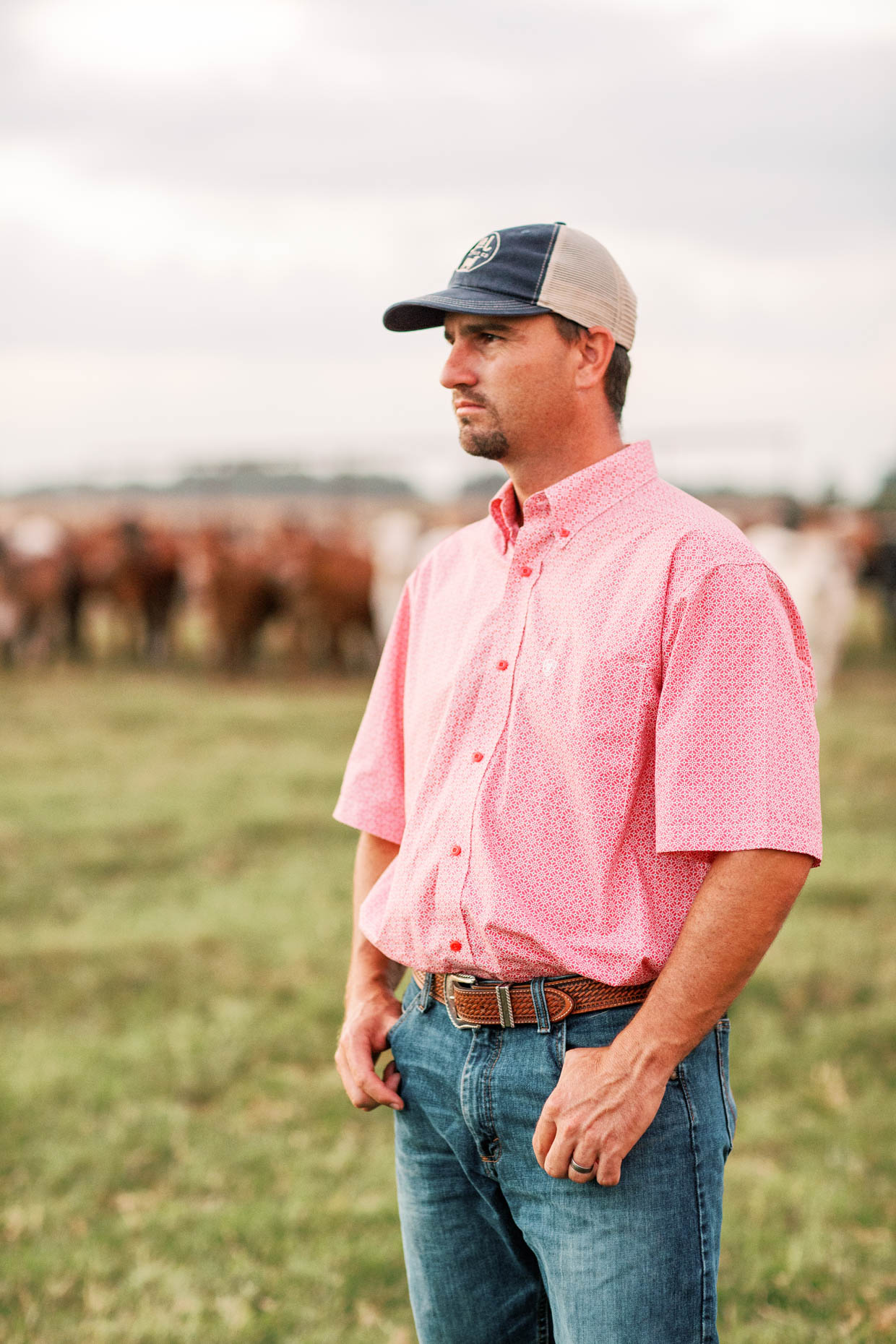 portrait of a modern texas cattleman