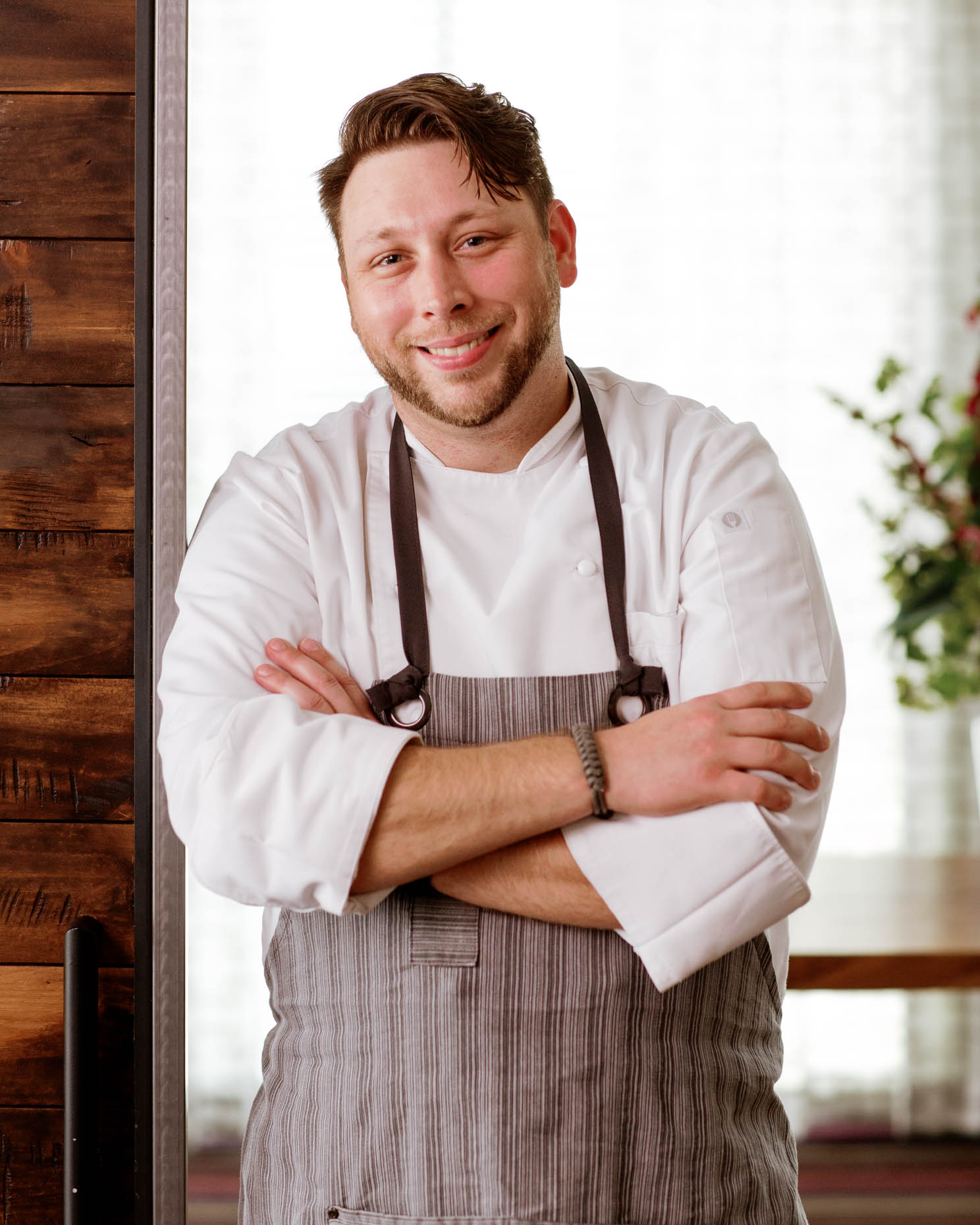 Portrait of male chef for a local restaurant